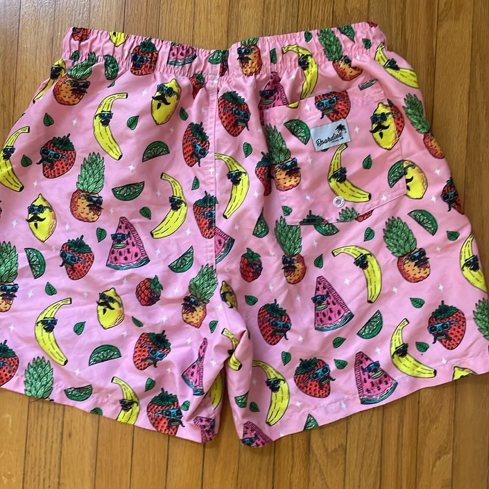 Boardies Mulga Tutti Fruity Fruit Swim Trunks Boardshorts - Medium